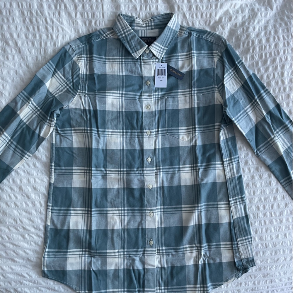 WOMEN'S PLAID COTTON FLANNEL RELAXED SHIRT